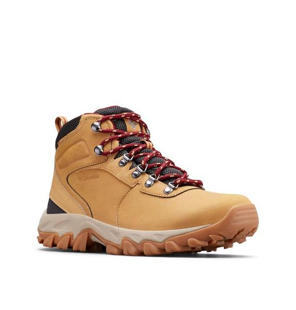 Columbia Newton Ridge Plus II Boots Red For Men's NZ76492 New Zealand